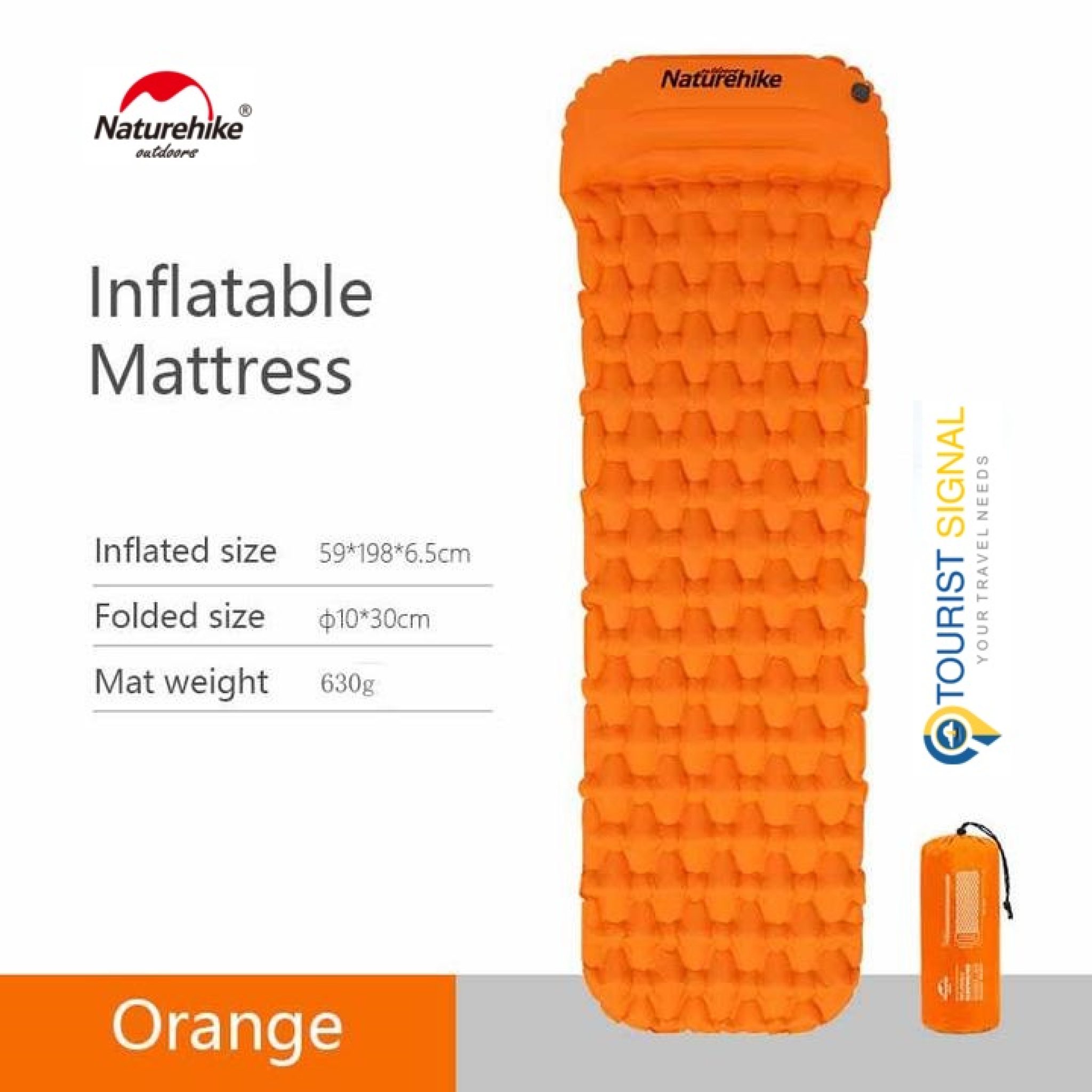 Naturehike Nylon Camping Mat Sleeping Pad Tourist Signal