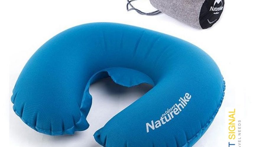 Naturehike Press Inflatable Travel Air Neck Pillow