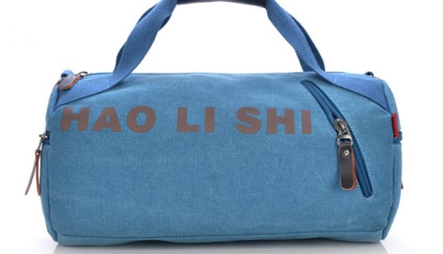 duffle bag blue
